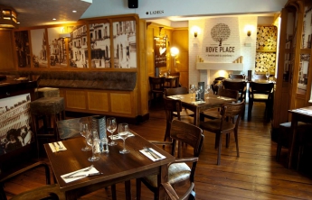 A photo of the near bar area.