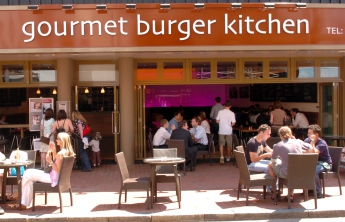 The outside of GBK on a sunny Brighton day with the windows open